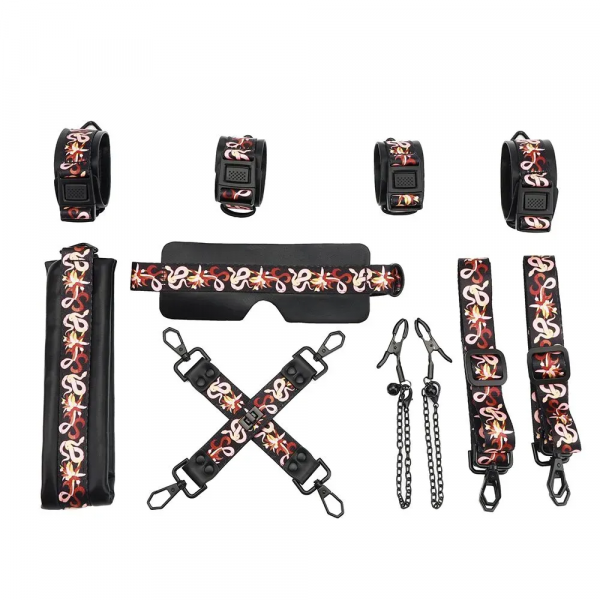 БДСМ-набір  LOCKINK The Flowering Serpent - Bondage Set, 7 шт.