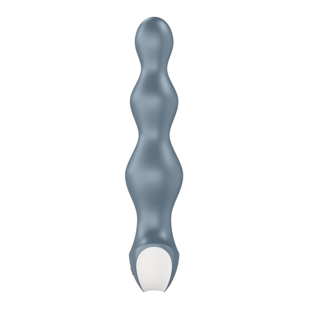 фото Анальний стимулятор-бусини з двома моторами Satisfyer Lolli-Plug 2 (ice blue)