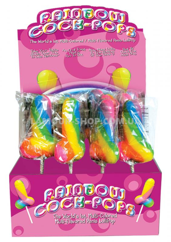 фото Сувенир Rainbow Cock Pops Display