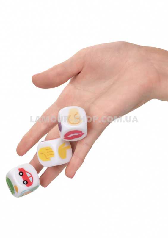 California Exotic Novelties Игровые кубики Emojigasm Dice фото фото Игровые кубики Emojigasm Dice