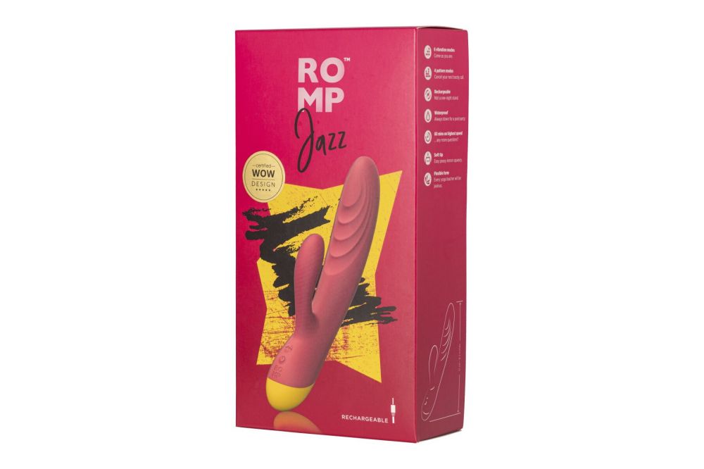 фото Вібратор-кролик Romp Jazz, гнучкий, м’яка головка