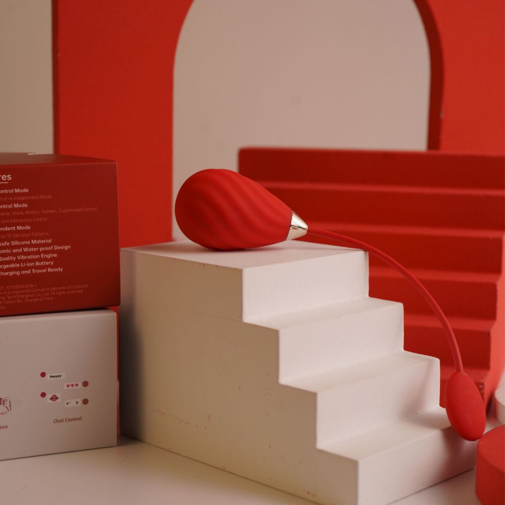 фото Смарт-віброяйце Magic Motion Sundae Red