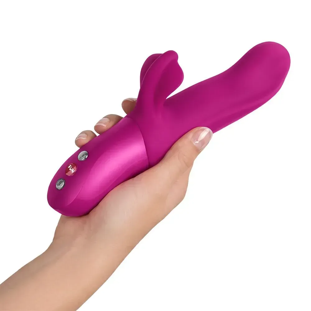 фото Пульсатор з вібрацією кліторального відростка Fun Factory BI STRONIC FUSION Magenta