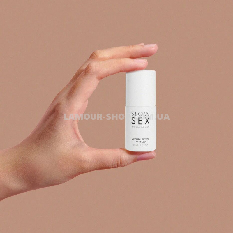 Bijoux Indiscrets Стимулятор клітора Bijoux Indiscrets SLOW SEX Arousal Sex Oil CBD фото фото Стимулятор клітора Bijoux Indiscrets SLOW SEX Arousal Sex Oil CBD