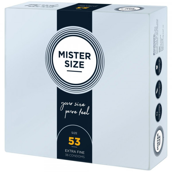 Презервативи Mister Size - pure feel - 53  товщина 0,05 мм
