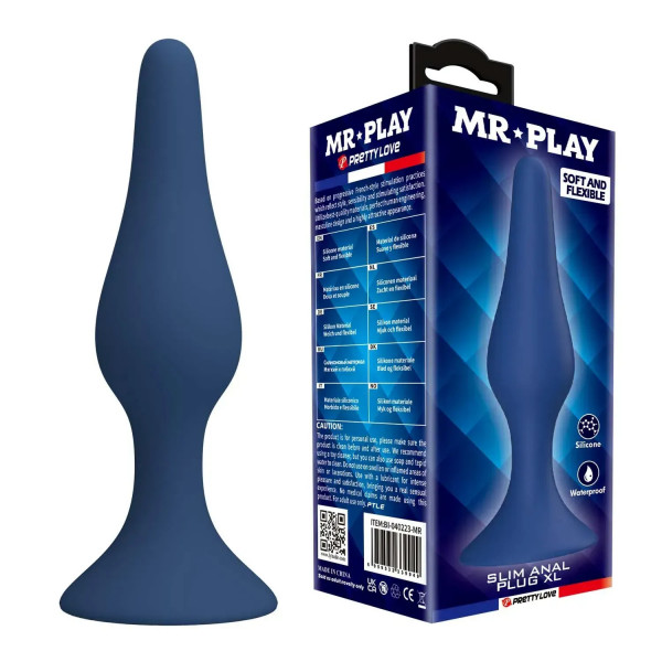 Анальна пробка MR.PLAY - Slim Anal Plug XL