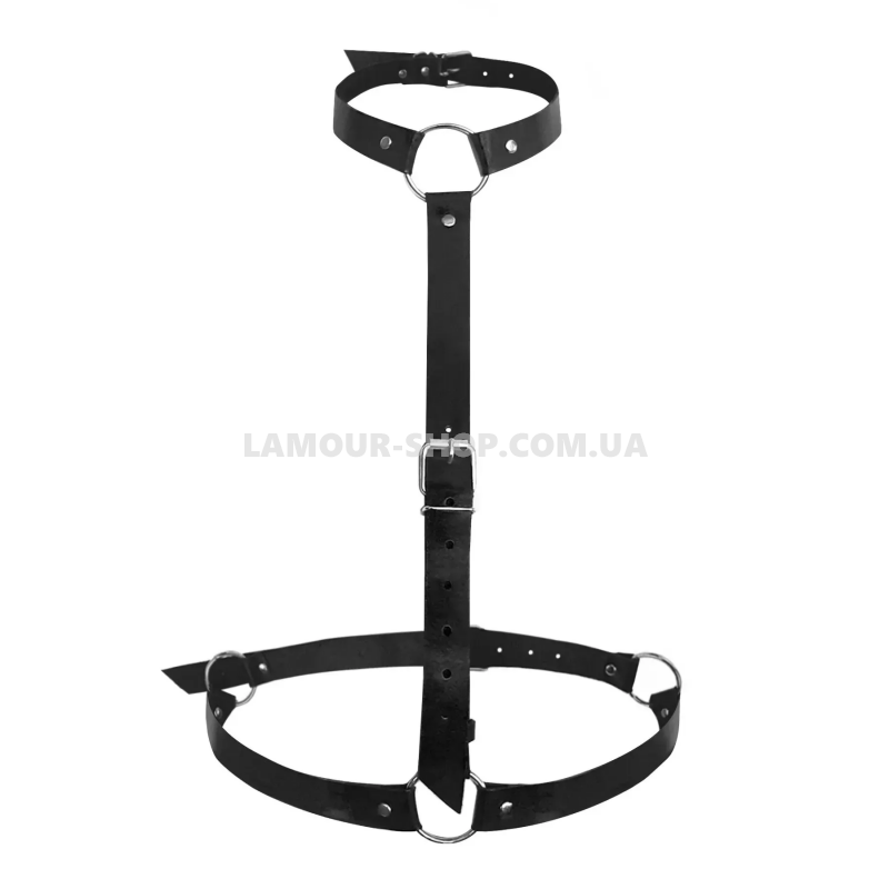 Портупея Art of Sex - Debbi натуральна шкіра, розмір XS-2XL, колір чорний фото фото Портупея Art of Sex - Debbi натуральна шкіра, розмір XS-2XL, колір чорний