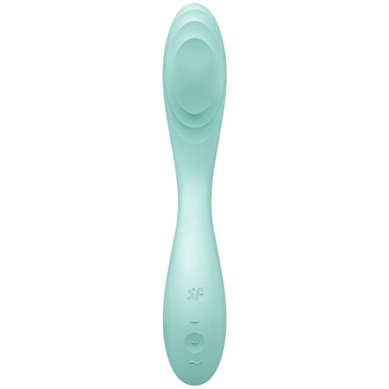 фото Вібратор із перловою стимуляцією точки G Satisfyer Rrrolling Pleasure Mint