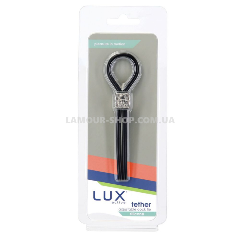 Ерекційне кільце-ласо LUX Active Tether Adjustable Silicone Cock Tie фото фото Ерекційне кільце-ласо LUX Active Tether Adjustable Silicone Cock Tie