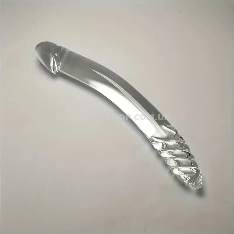 фото Подвійний скляний ділдо