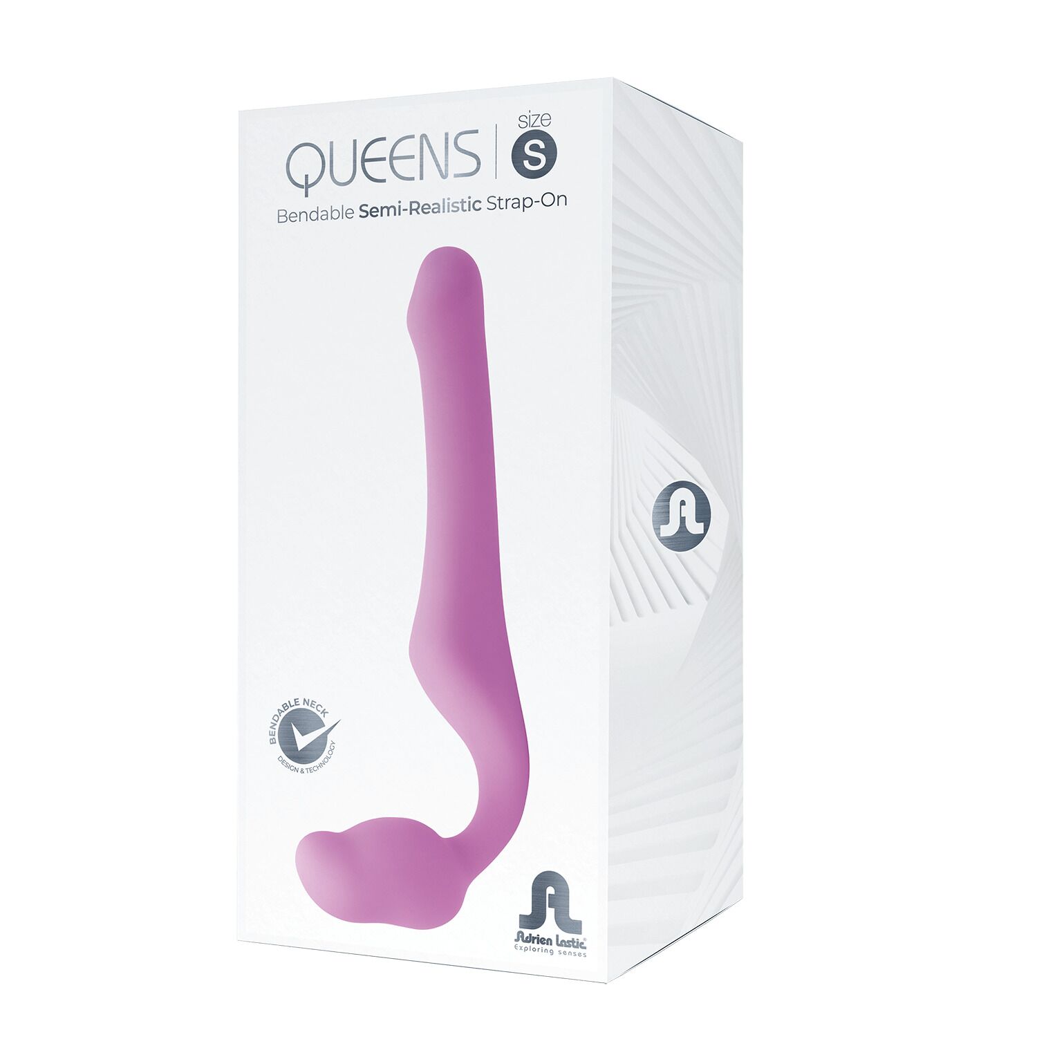 фото Безремінний страпон Adrien Lastic Queens S, регульований вигин