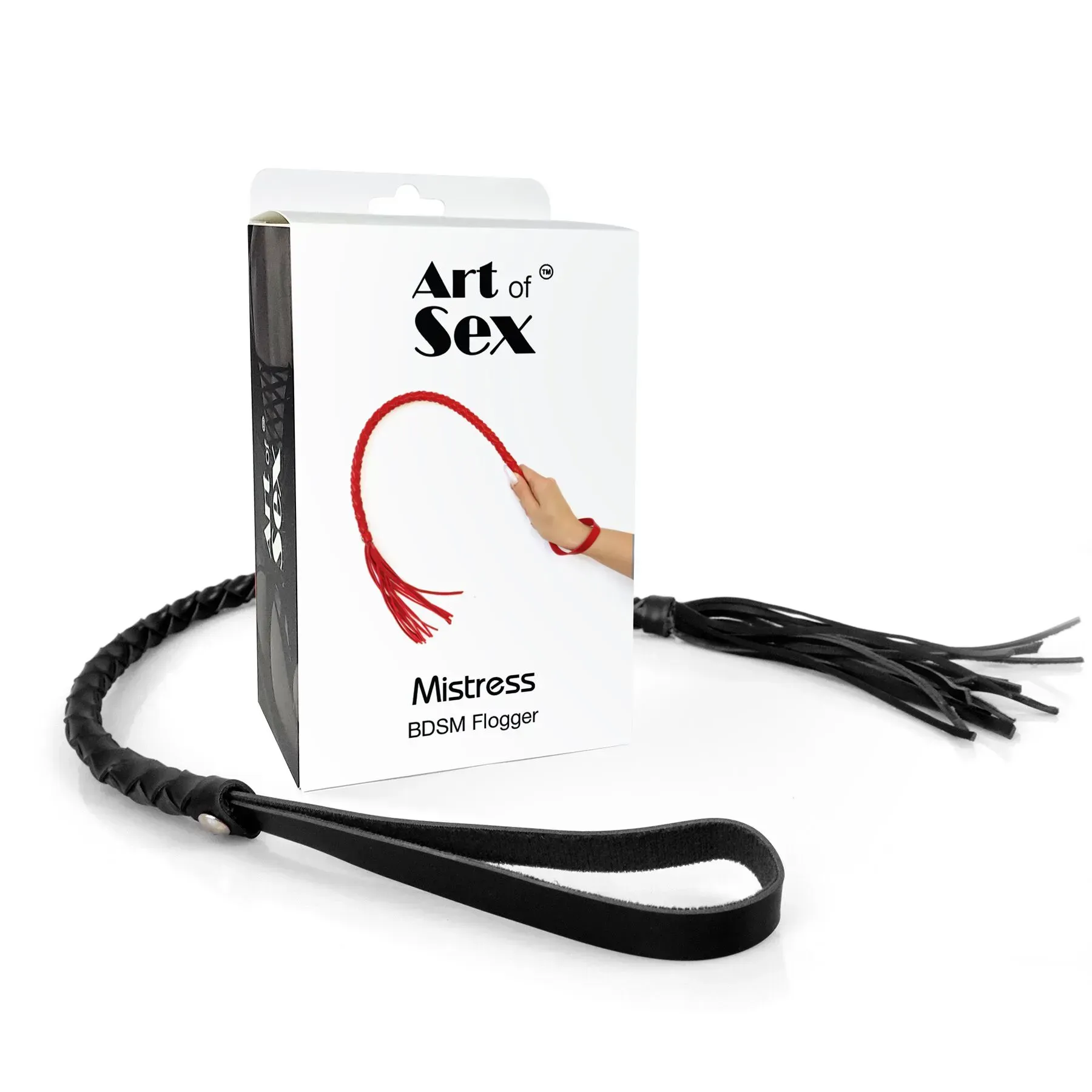 фото Батіг з екошкіри Art of Sex - Mistress, чорний