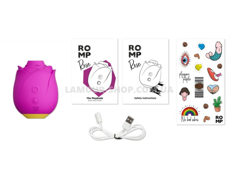 фото Вакуумний кліторальний стимулятор Romp ROSE