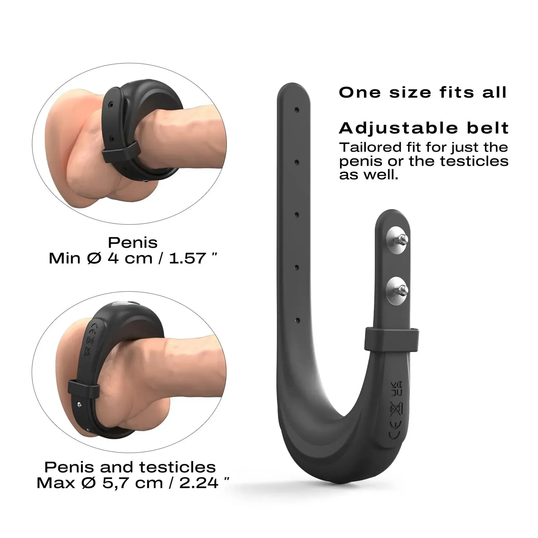 фото Ерекційне віброкільце Dorcel Fit Vibe Ring, рег діаметр 4–5,7 см, 10 режимів