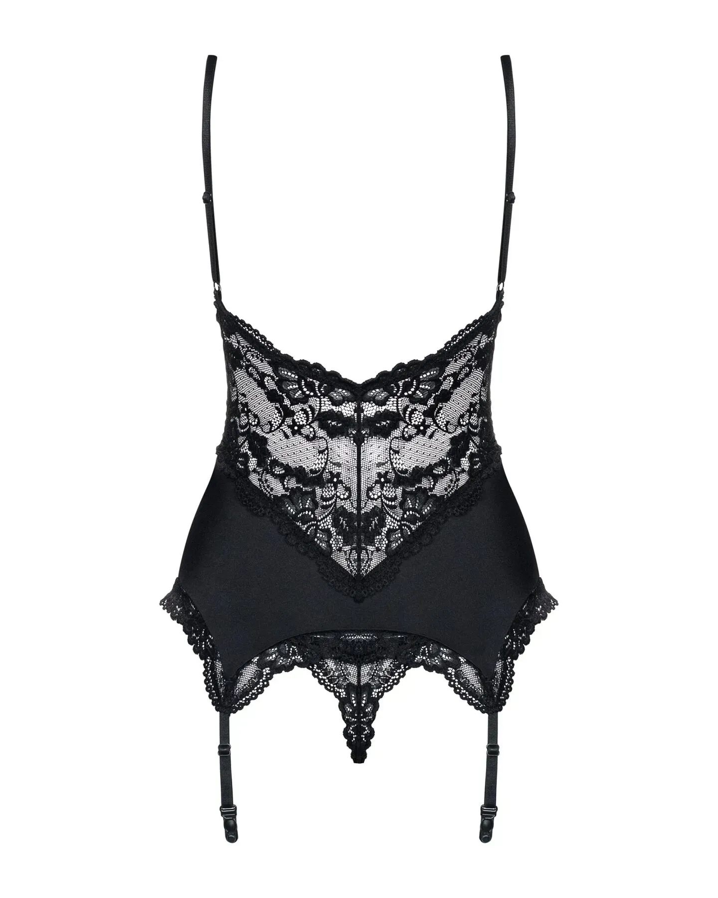 фото Корсет  Obsessive 810-COR-1 corset & thong black S/M