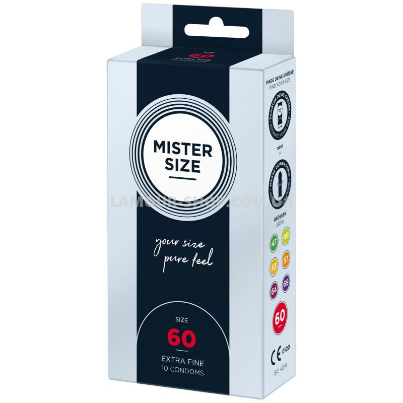 фото Презерватив Mister Size - pure feel - 60 товщина 0,05 мм