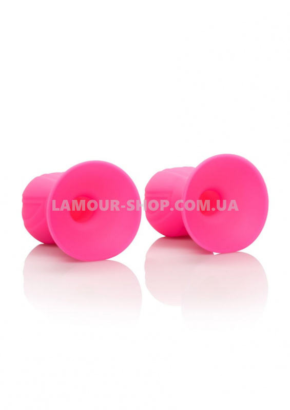 California Exotic Novelties Насадки-помпы на соски Silicone Pro Nipple Suckers фото фото Насадки-помпы на соски Silicone Pro Nipple Suckers