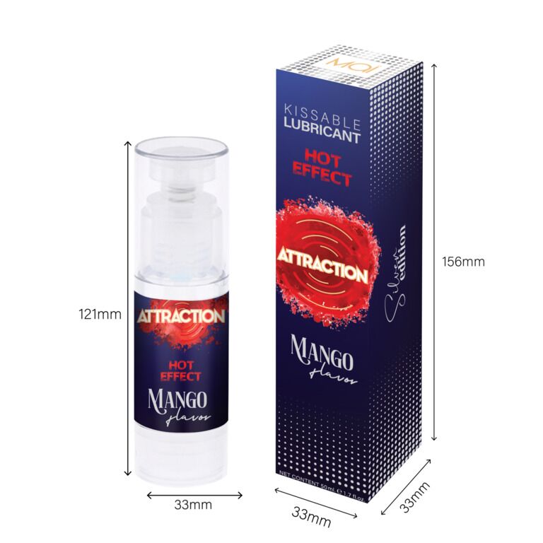 фото Гель для орального сексу  MAI Attraction Heat Mango (50 мл)
