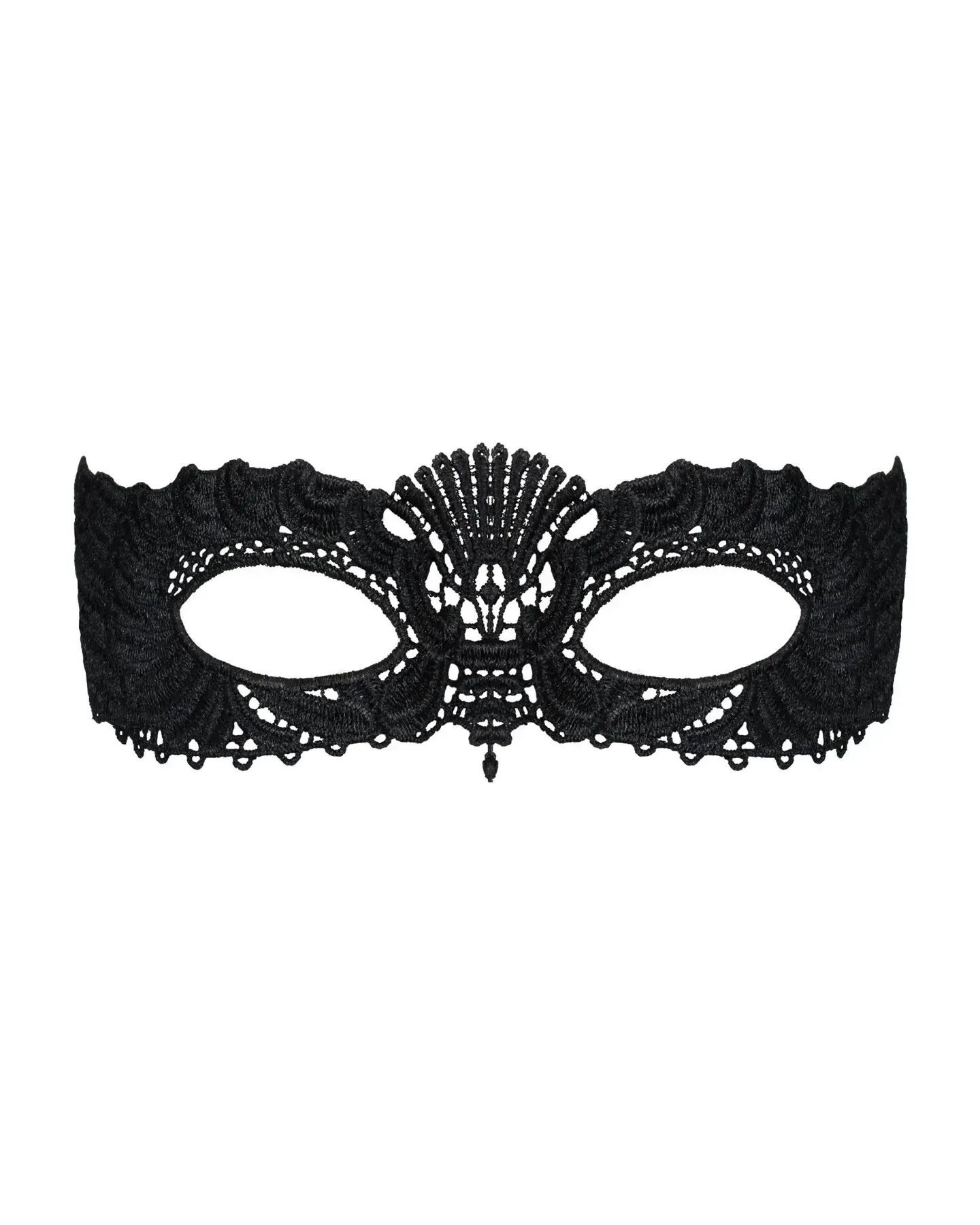 фото Мереживна маска Obsessive A700 mask, єдиний розмір, чорна