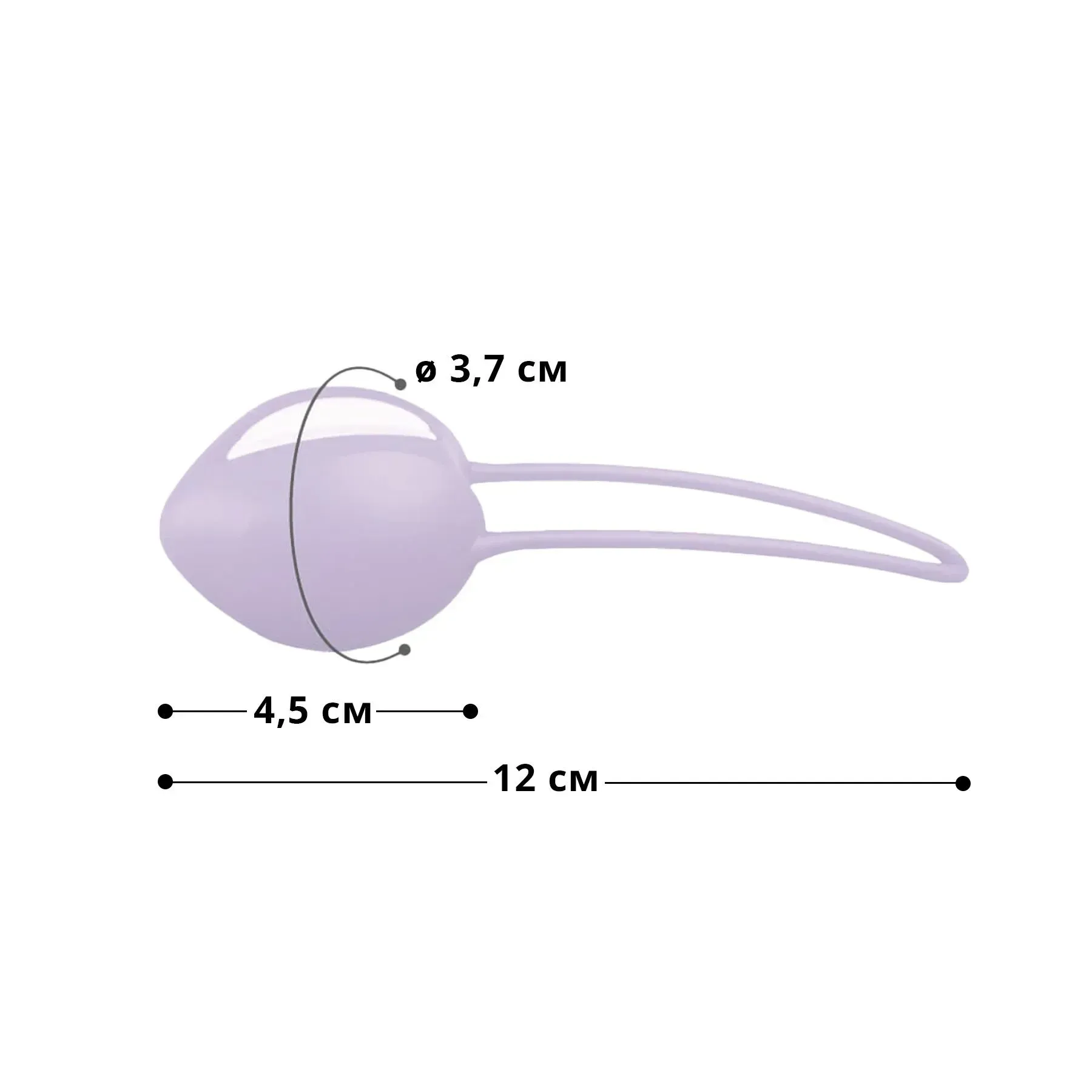фото Вагінальна кулька  Fun Factory SMARTBALL UNO Purple 