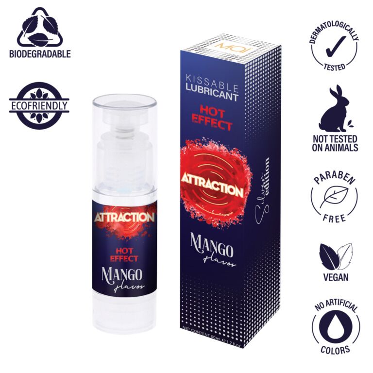 фото Гель для орального сексу  MAI Attraction Heat Mango (50 мл)