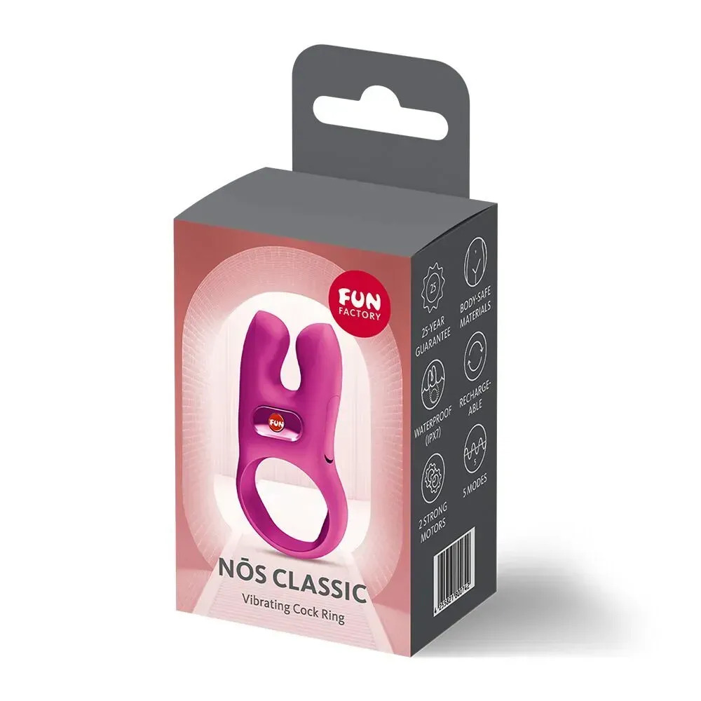 фото Ерекційне віброкільце  Fun Factory NŌS CLASSIC Magenta