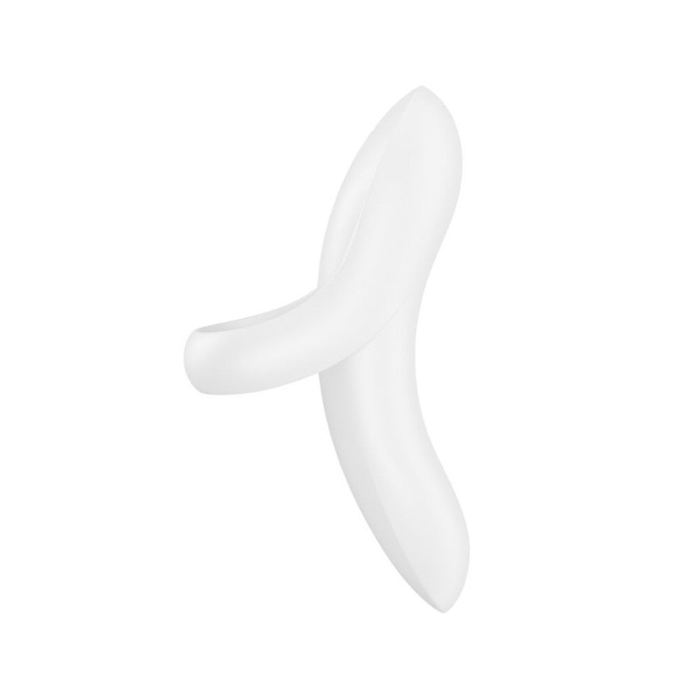 фото Вібратор на палець Satisfyer Bold Lover White, гнучкий