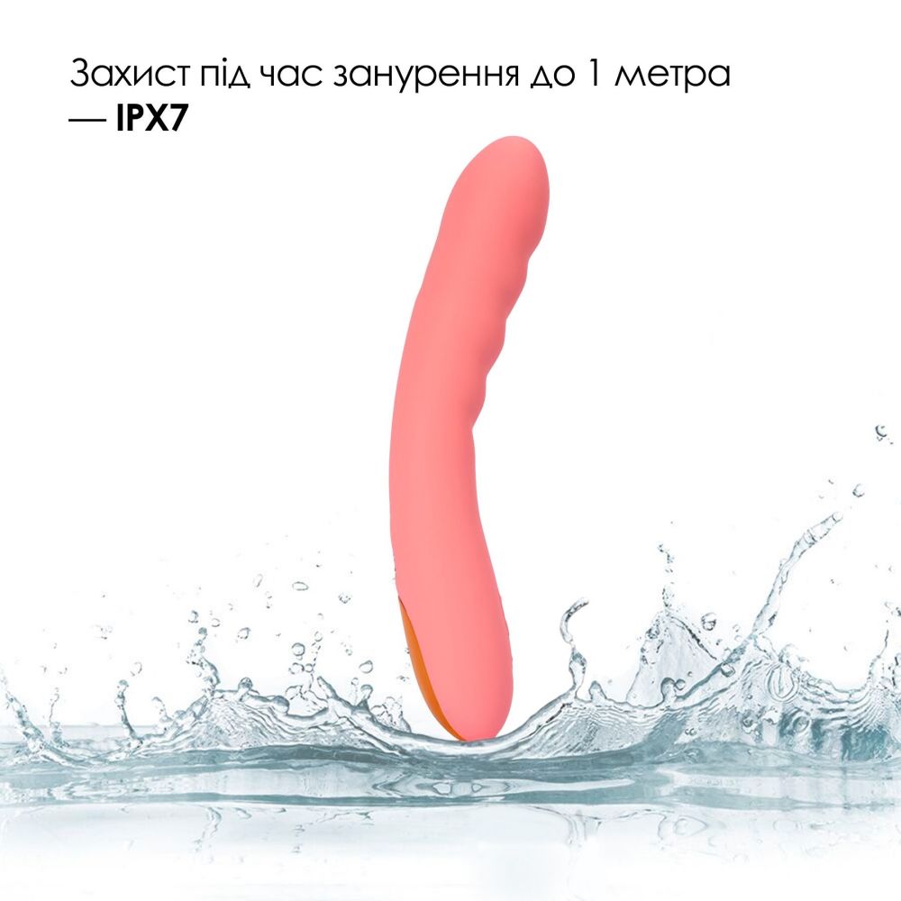фото Смарт-вібратор з пульсацією Svakom Ava Neo Peach Pink, 15 режимів 