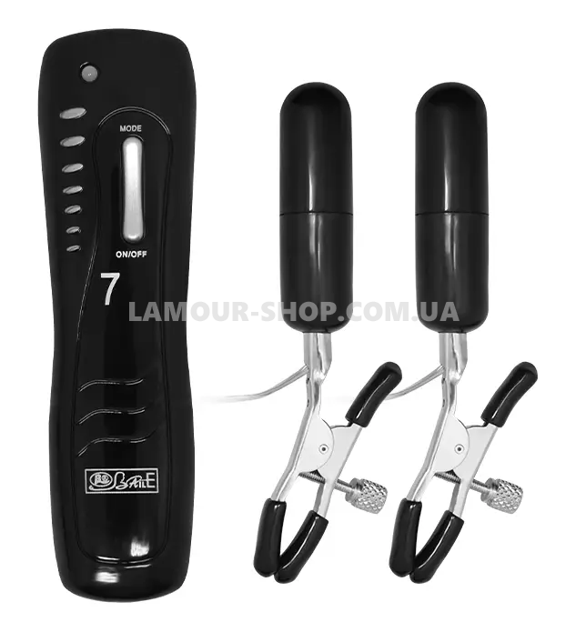 LyBaile Вібростимулятор для грудей BAILE - Vibrating Nipple Clamps фото фото Вібростимулятор для грудей BAILE - Vibrating Nipple Clamps