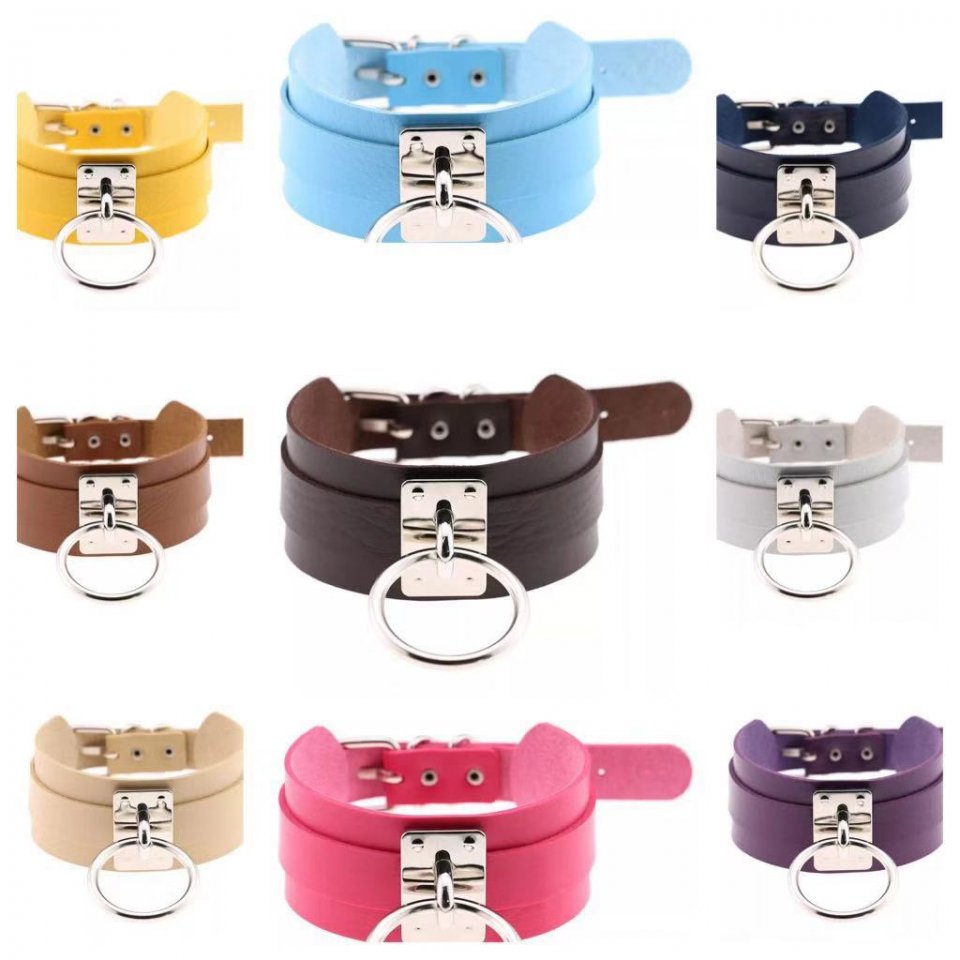 фото Нашийник з кільцем, чорний