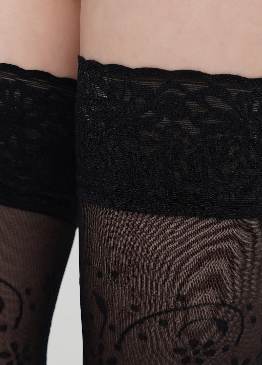 фото Панчохи GIULIA BLOOM 20 (2) calze nero 3/4