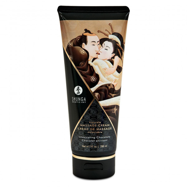 Съедобный крем Shunga Kissable Massage Cream - Intoxicating Chocolate 