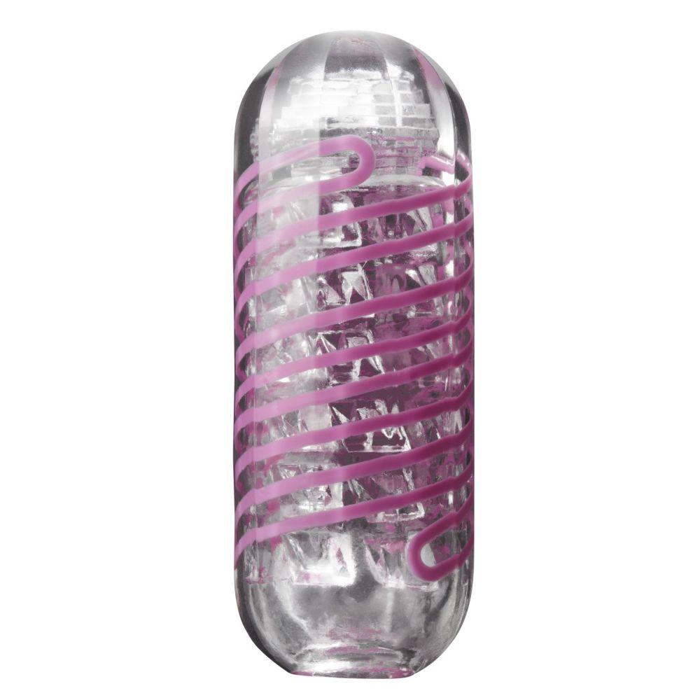 фото Мастурбатор Tenga Spinner Brick з пружною стимулюючою спіраллю всередині
