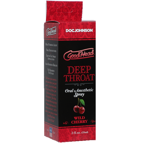 фото Спрей для мінету Doc Johnson GoodHead Deep Throat Spray – Wild Cherry (59 мл)