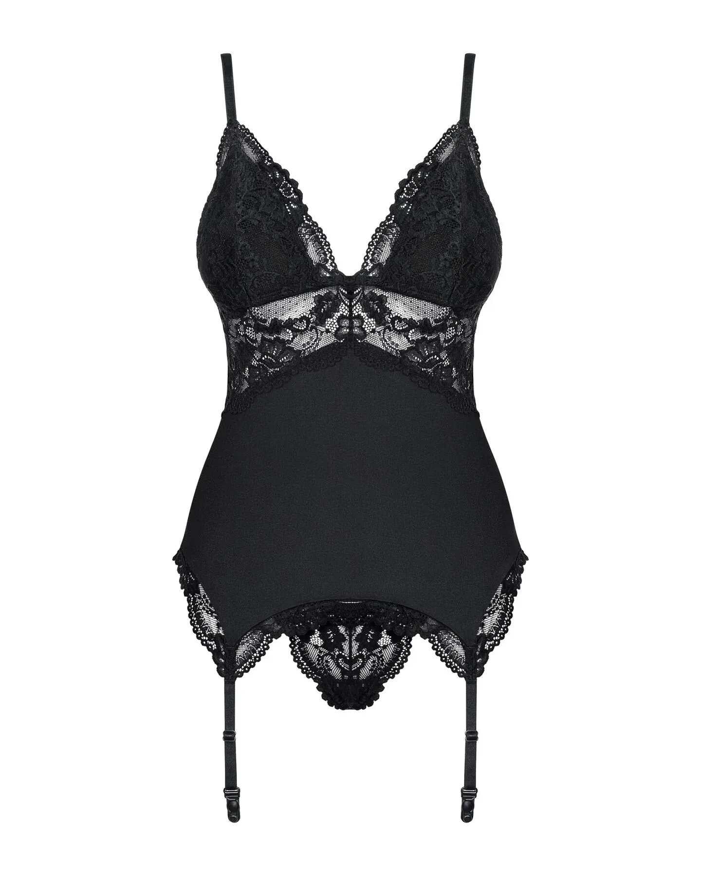 фото Корсет  Obsessive 810-COR-1 corset & thong black S/M