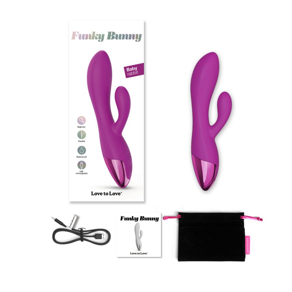фото Вібратор-кролик Love To Love FUNKY BUNNY - SWEET ORCHID