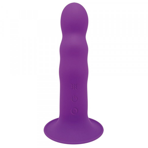 Ділдо з вібро Adrien Lastic Hitsens 3 Purple, відмінно для страпону