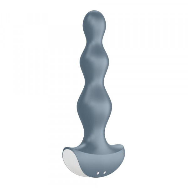 Анальний стимулятор-бусини з двома моторами Satisfyer Lolli-Plug 2 (ice blue)