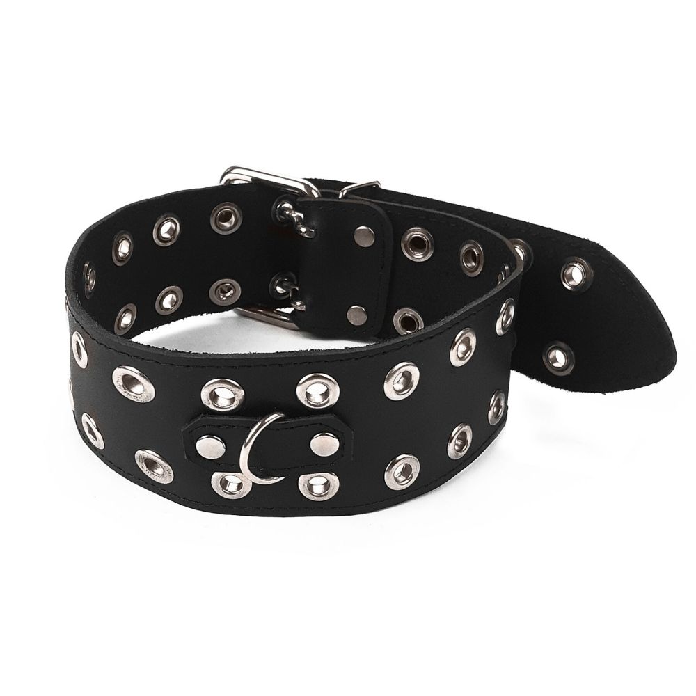 фото Нашийник Art of Sex - Tessa, натуральна шкіра, колір чорний