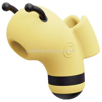 Вакуумний стимулятор із мікрострумами CuteVibe Beebe Yellow, на палець Вакуумний стимулятор із мікрострумами CuteVibe Beebe Yellow, на палець