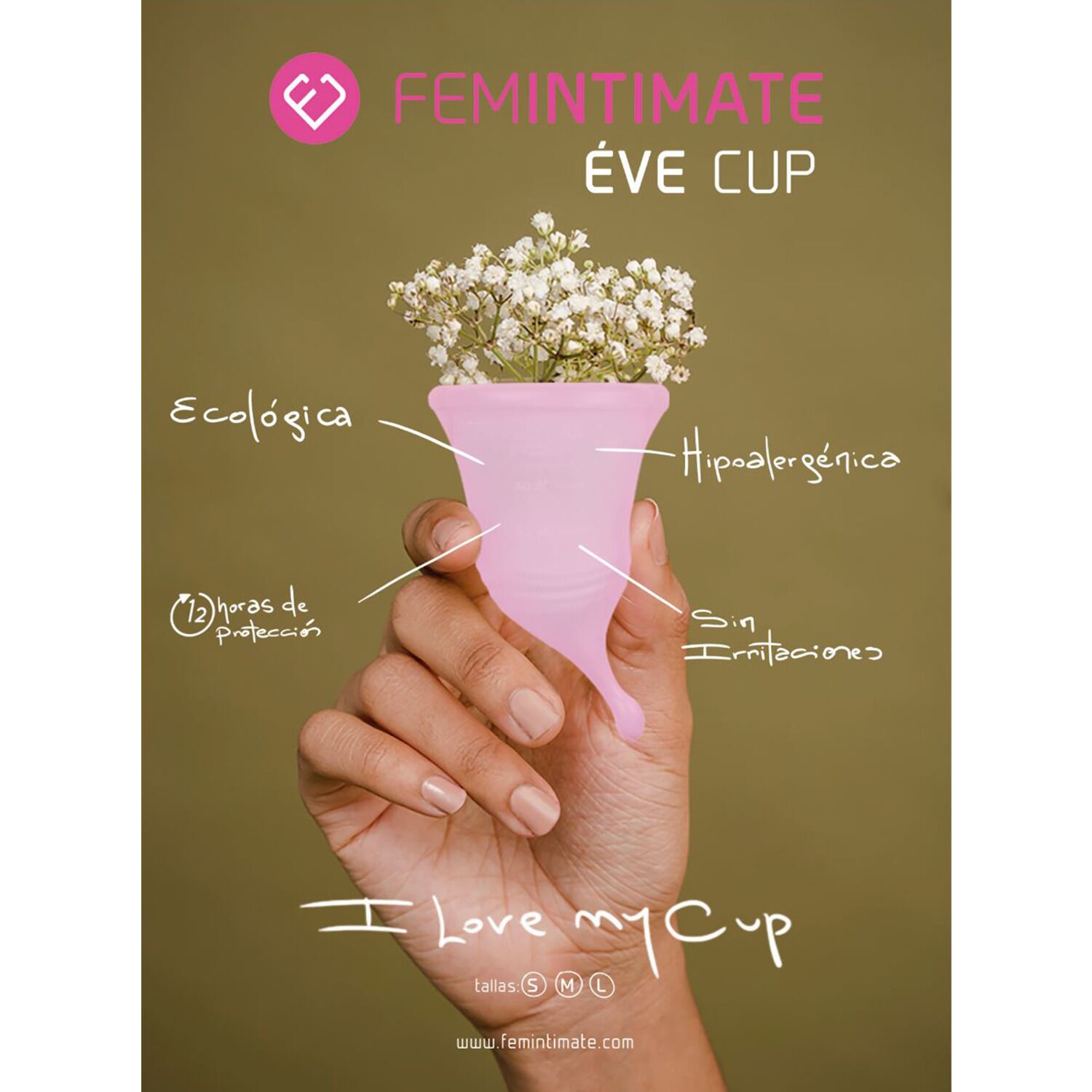 фото Менструальна чаша Femintimate Eve Cup New розмір M, об’єм — 35 мл