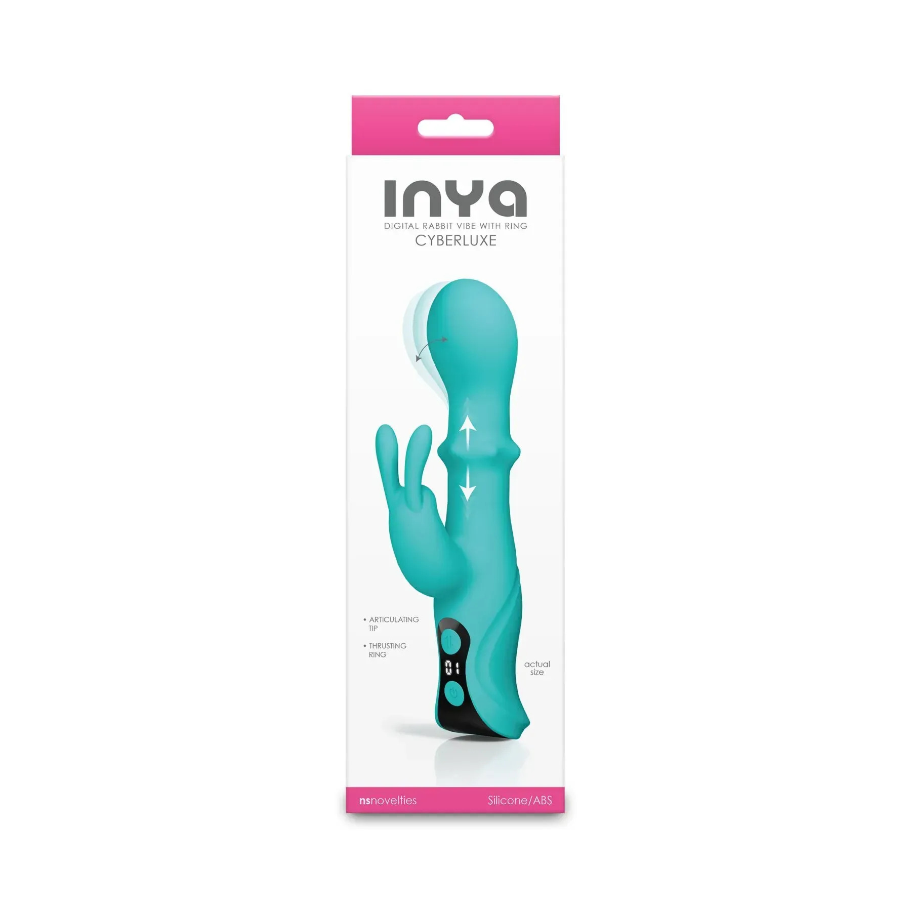 фото Вібратор-кролик NS Novelties INYA - Cyberluxe - Aqua