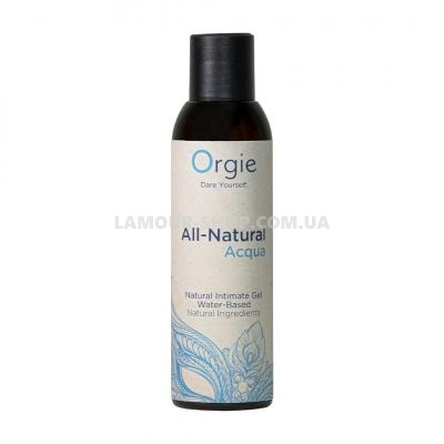 Лубрикант на водній основі Orgie All Natural Acqua, 150 мл, нелипкий, глад