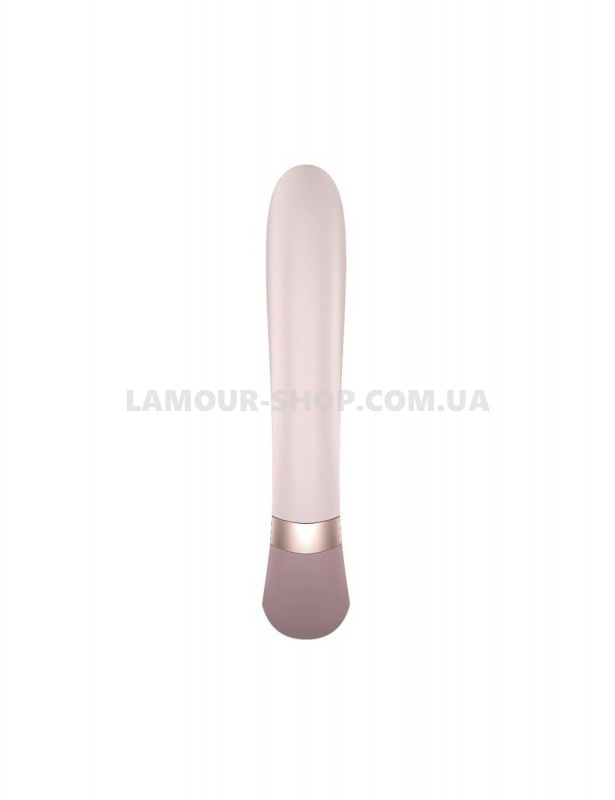 Satisfyer Смарт вібратор кролик із підігрівом Satisfyer Heat Wave Mauve фото фото Смарт вібратор кролик із підігрівом Satisfyer Heat Wave Mauve