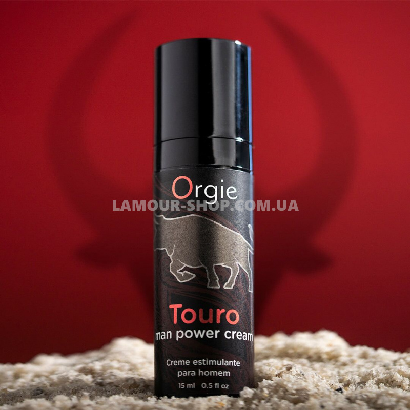 Orgie Крем для посилення ерекції Orgie Touro Power Cream, 15 мл, з таурином фото фото Крем для посилення ерекції Orgie Touro Power Cream, 15 мл, з таурином