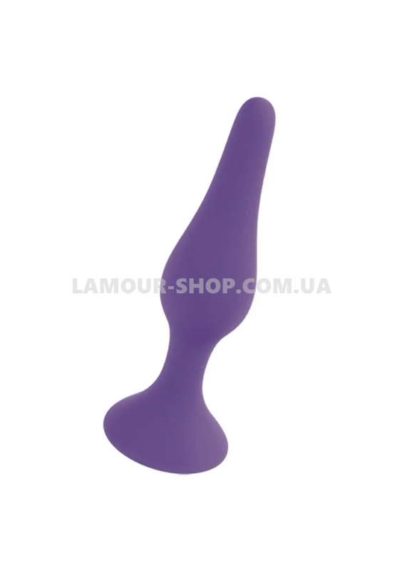 фото Анальний плаг Silicone Plug Purple - Small