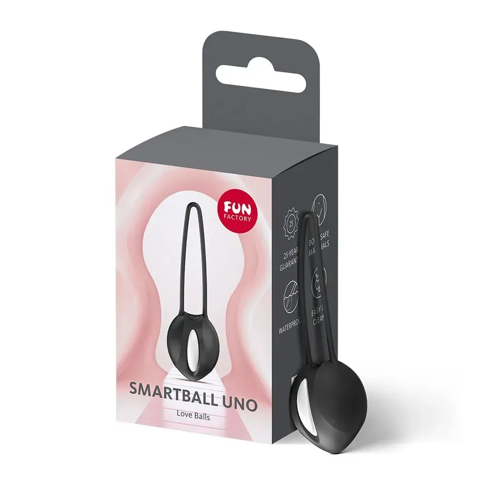 фото Вагінальна кулька  Fun Factory SMARTBALL UNO Black,діаметр 3,6 см