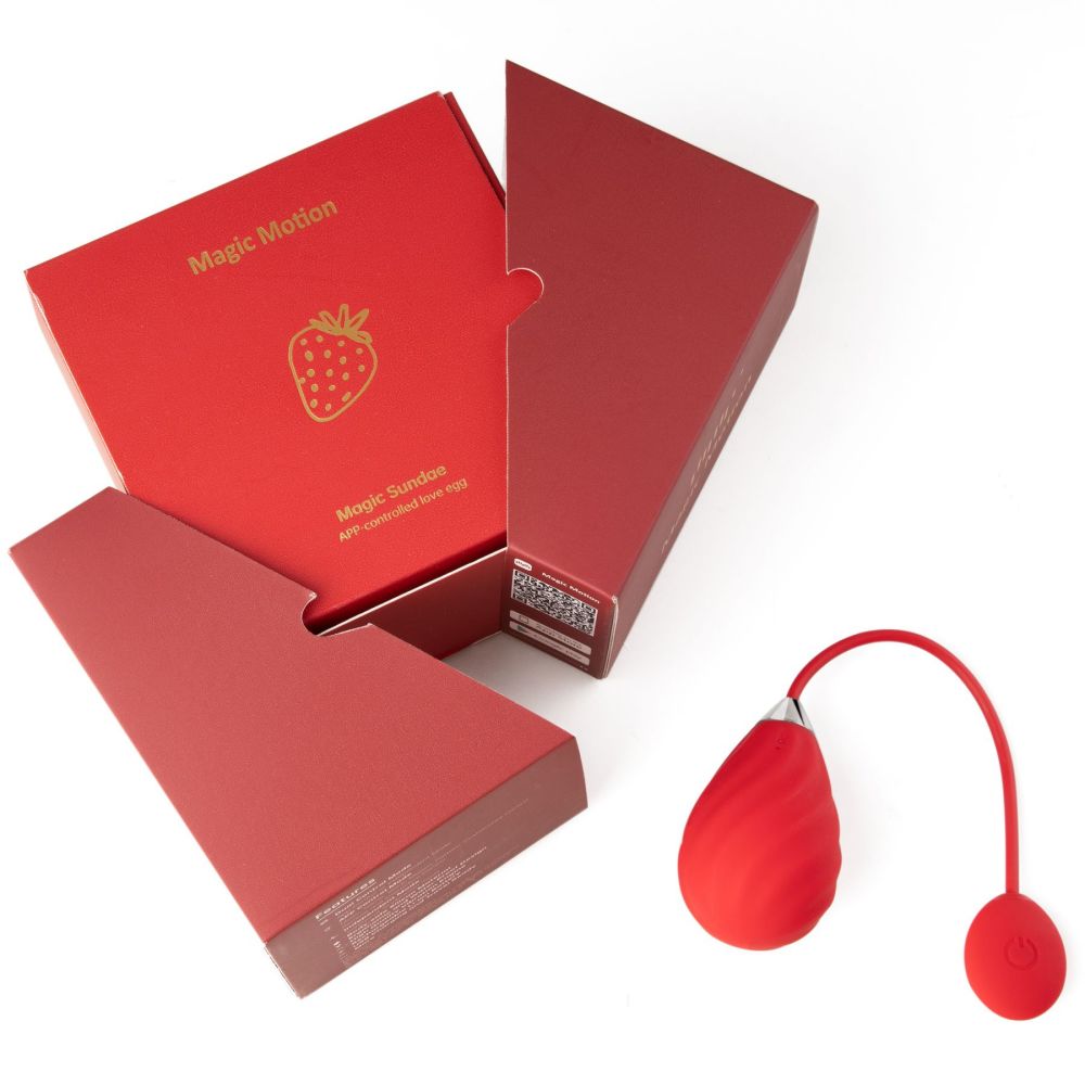 фото Смарт-віброяйце Magic Motion Sundae Red