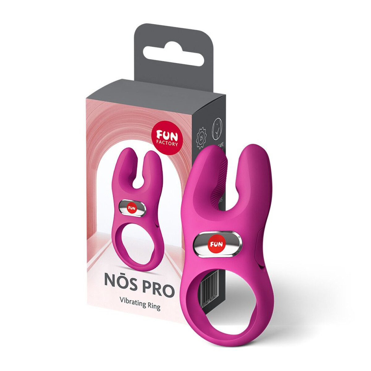 фото Ерекційне віброкільце Fun Factory NŌS PRO Magenta