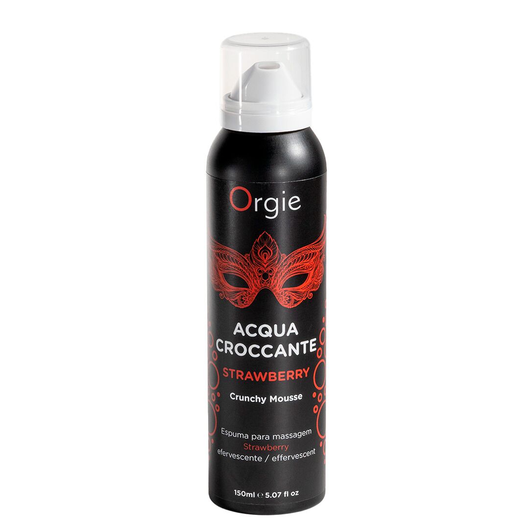 фото Масажна пінка Orgie – Acqua Croccante Strawberry (150 мл)